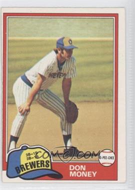 1981 O-Pee-Chee - [Base] - White Back #106 - Don Money