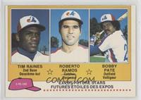 Tim Raines, Roberto Ramos, Bobby Pate