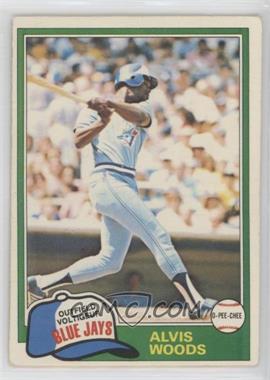 1981 O-Pee-Chee - [Base] - White Back #165 - Alvis Woods [Poor to Fair]