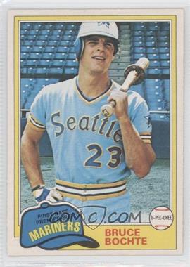 1981 O-Pee-Chee - [Base] - White Back #18 - Bruce Bochte