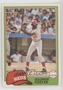 1981 O-Pee-Chee - [Base] - White Back #200 - George Foster