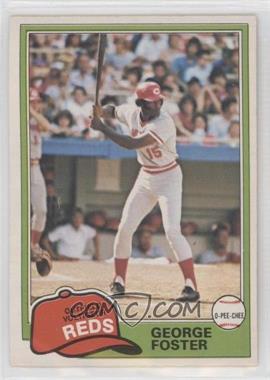 1981 O-Pee-Chee - [Base] - White Back #200 - George Foster