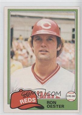 1981 O-Pee-Chee - [Base] - White Back #21 - Ron Oester