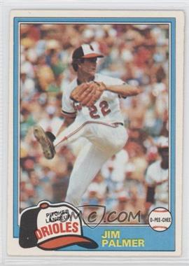 1981 O-Pee-Chee - [Base] - White Back #210 - Jim Palmer