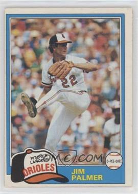 1981 O-Pee-Chee - [Base] - White Back #210 - Jim Palmer