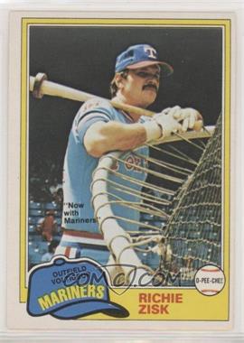 1981 O-Pee-Chee - [Base] - White Back #214 - Richie Zisk