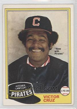 1981 O-Pee-Chee - [Base] - White Back #252 - Victor Cruz