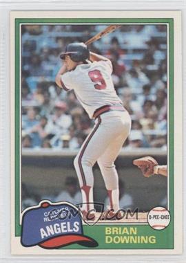 1981 O-Pee-Chee - [Base] - White Back #263 - Brian Downing