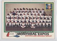 Montreal Expos Team, Dick Williams [Noted]