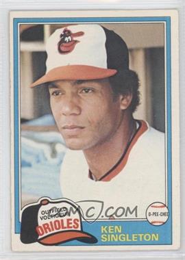 1981 O-Pee-Chee - [Base] - White Back #281 - Ken Singleton