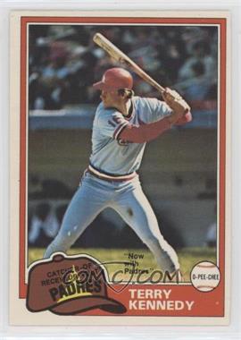 1981 O-Pee-Chee - [Base] - White Back #353 - Terry Kennedy