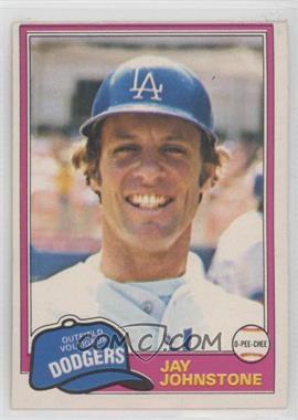 1981 O-Pee-Chee - [Base] - White Back #372 - Jay Johnstone