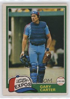 1981 O-Pee-Chee - [Base] - White Back #6 - Gary Carter