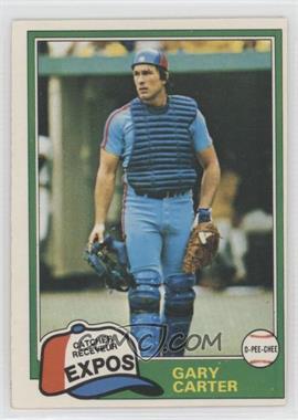 1981 O-Pee-Chee - [Base] - White Back #6 - Gary Carter