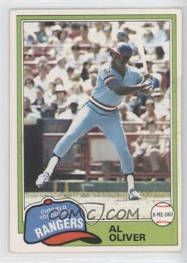 1981 O-Pee-Chee - [Base] - White Back #70 - Al Oliver