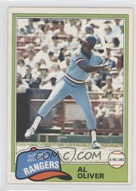 1981 O-Pee-Chee - [Base] - White Back #70 - Al Oliver