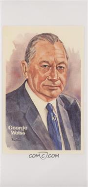 1981 Perez-Steele Hall of Fame Art Postcards - Fifth Series #126 - George Weiss /10000 [Noted]