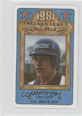 1981 Perma-Graphics/Topps Credit Cards - All-Stars #150-ASA8113 - Carlton Fisk