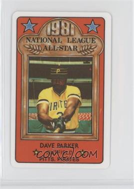 1981 Perma-Graphics/Topps Credit Cards - All-Stars #150-ASN8106 - Dave Parker