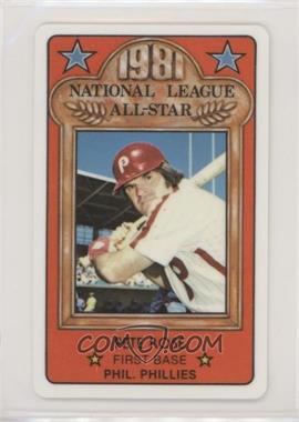 1981 Perma-Graphics/Topps Credit Cards - All-Stars #150-ASN8107 - Pete Rose