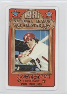 1981 Perma-Graphics/Topps Credit Cards - All-Stars #150-ASN8107 - Pete Rose