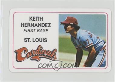 1981 Perma-Graphics/Topps Credit Cards - [Base] #008 - Keith Hernandez