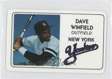 1981 Perma-Graphics/Topps Credit Cards - [Base] #021 - Dave Winfield