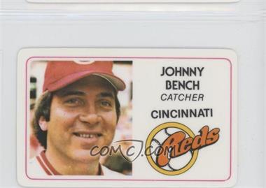 1981 Perma-Graphics/Topps Credit Cards - [Base] #125-001 - Johnny Bench [EX to NM]