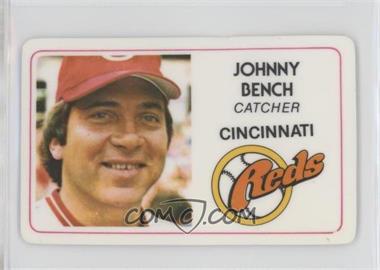 1981 Perma-Graphics/Topps Credit Cards - [Base] #125-001 - Johnny Bench