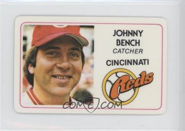 1981 Perma-Graphics/Topps Credit Cards - [Base] #125-001 - Johnny Bench