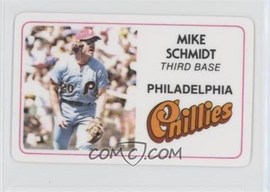 1981 Perma-Graphics/Topps Credit Cards - [Base] #125-002 - Mike Schmidt