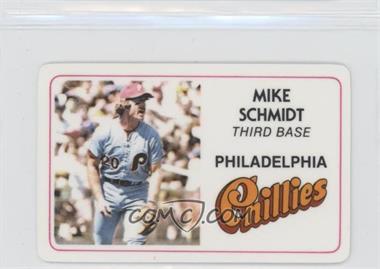 1981 Perma-Graphics/Topps Credit Cards - [Base] #125-002 - Mike Schmidt [EX to NM]