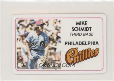 1981 Perma-Graphics/Topps Credit Cards - [Base] #125-002 - Mike Schmidt
