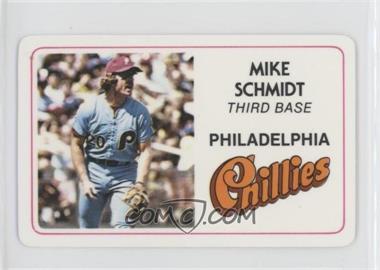 1981 Perma-Graphics/Topps Credit Cards - [Base] #125-002 - Mike Schmidt