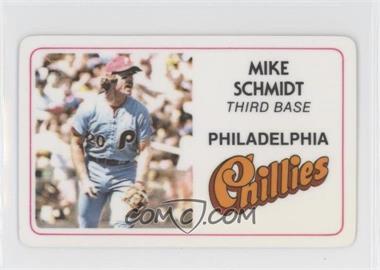 1981 Perma-Graphics/Topps Credit Cards - [Base] #125-002 - Mike Schmidt