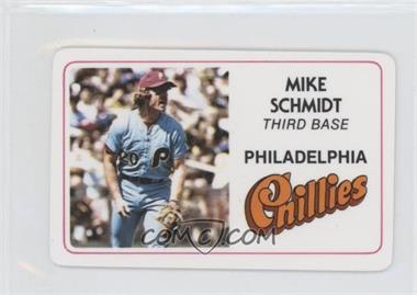 1981 Perma-Graphics/Topps Credit Cards - [Base] #125-002 - Mike Schmidt [EX to NM]