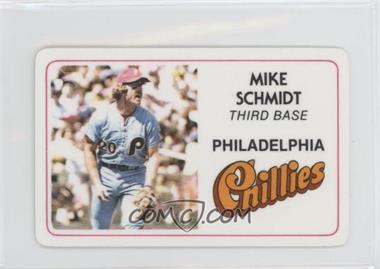 1981 Perma-Graphics/Topps Credit Cards - [Base] #125-002 - Mike Schmidt