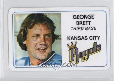 1981 Perma-Graphics/Topps Credit Cards - [Base] #125-003 - George Brett [Noted]