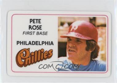 1981 Perma-Graphics/Topps Credit Cards - [Base] #125-005 - Pete Rose [EX to NM]