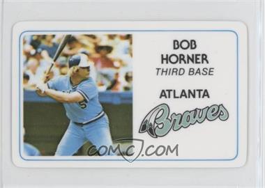 1981 Perma-Graphics/Topps Credit Cards - [Base] #125-006 - Bob Horner [EX to NM]