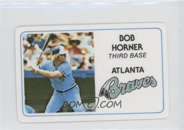 1981 Perma-Graphics/Topps Credit Cards - [Base] #125-006 - Bob Horner [EX to NM]