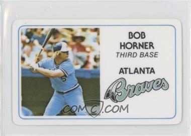 1981 Perma-Graphics/Topps Credit Cards - [Base] #125-006 - Bob Horner