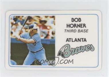 1981 Perma-Graphics/Topps Credit Cards - [Base] #125-006 - Bob Horner