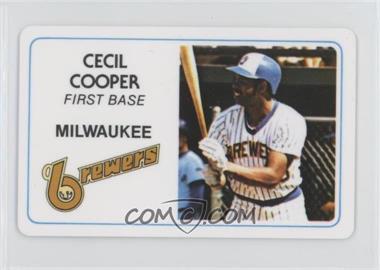 1981 Perma-Graphics/Topps Credit Cards - [Base] #125-015 - Cecil Cooper