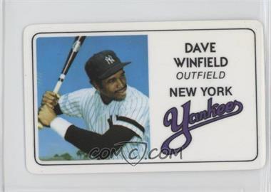 1981 Perma-Graphics/Topps Credit Cards - [Base] #125-021 - Dave Winfield [Good to VG‑EX]