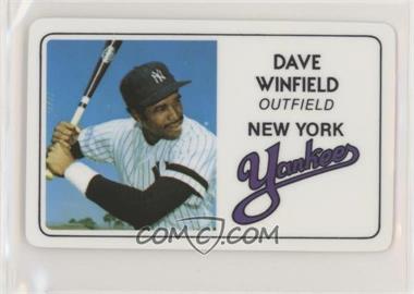 1981 Perma-Graphics/Topps Credit Cards - [Base] #125-021 - Dave Winfield [EX to NM]