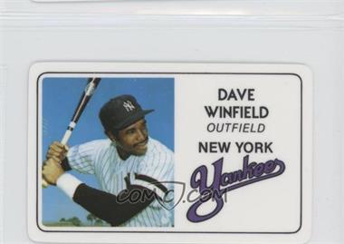 1981 Perma-Graphics/Topps Credit Cards - [Base] #125-021 - Dave Winfield [EX to NM]