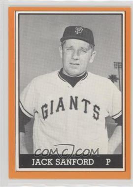 1981 TCMA 1962 San Francisco Giants National League Champions - [Base] - Black and White Orange Border #1981-029 - Jack Sanford
