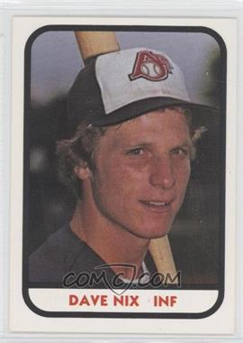 1981 TCMA Minor League - [Base] #_DANI - Dave Nix