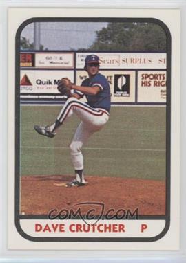 1981 TCMA Minor League - [Base] #1164 - Dave Crutcher